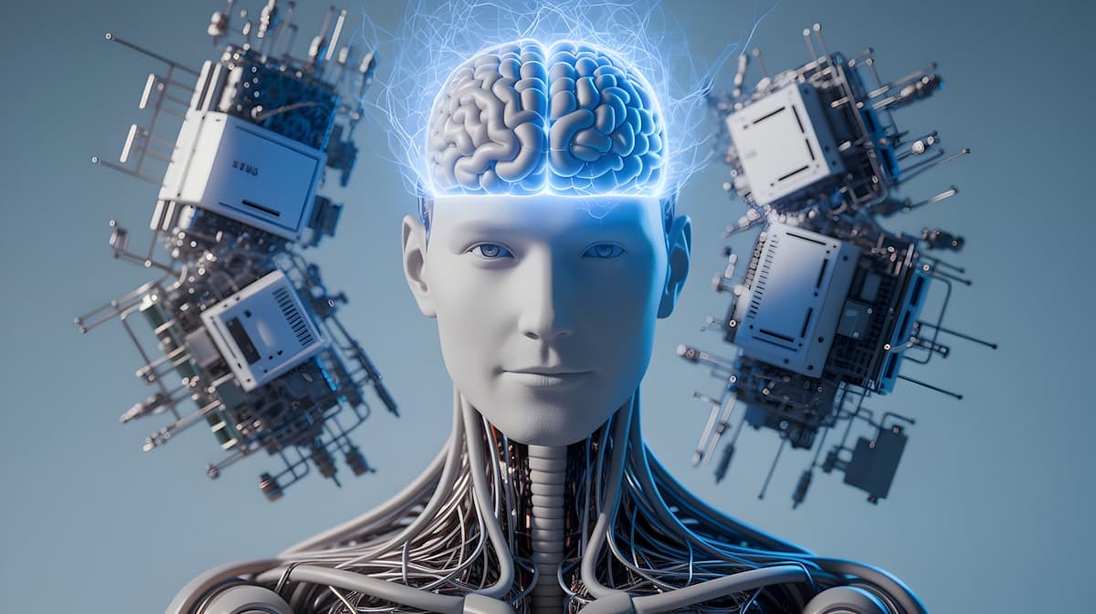 Futuristic AI Robot